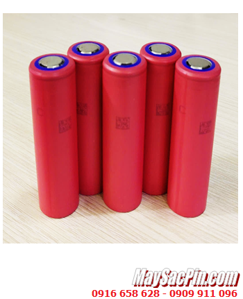 Sanyo NCR18650GA; Pin sạc 3.7v 18650 Sanyo NCR18650GA 3350mAh dòng xả 10A chính hãng